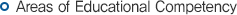 Areas of Educational Competency